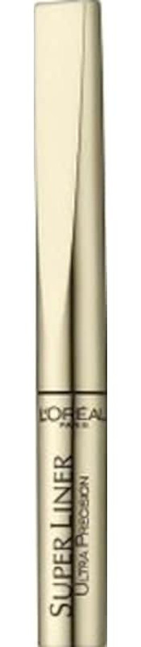 L'oréal Paris Superliner Ultra Precision Suya Dayanıklı Mat Siyah Kalıcı İnce Uçlu Fırça Likit Eyeliner