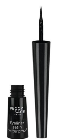 Peggy Sage Vinil Suya Dayanıklı Mat Siyah Kalıcı İnce Uçlu Fırça Likit Eyeliner