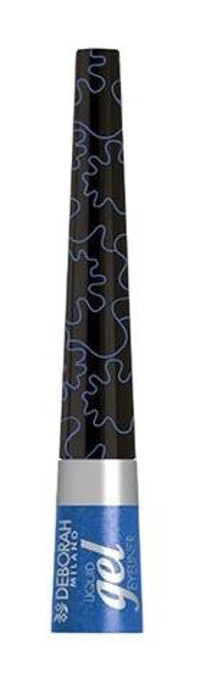 Deborah 03 Wp Water Collection Suya Dayanıklı Mat Mavi Kalıcı İnce Uçlu Fırça Likit Eyeliner