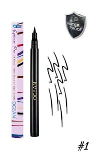 Artikel Yoğun Pigmentli Suya Dayanıklı Mat Siyah Kalıcı İnce Uçlu Keçe Kalem Eyeliner