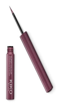 Kiko Milano Super Colour Waterproof Suya Dayanıklı Mat Pastel Kahverengi Kalıcı İnce Uçlu Fırça Likit Eyeliner