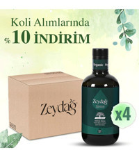 Zeydağ Premium Soğuk Sıkım Cam Sızma Zeytinyağı 4x500 ml