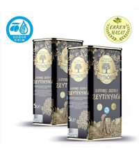 Zeytinören Organik Filtresiz Polifenollü Soğuk Sıkım Erken Hasat Teneke Sızma Zeytinyağı 2x5 lt