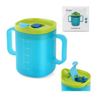 Guqqo Pipetli Akıtmaz Kulplu 12 Ay+ 250 ml Alıştırma Bardağı Mavi