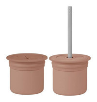 Oioi Pipetli Kulpsuz 6 Ay+ 180 ml Alıştırma Bardağı Kahverengi