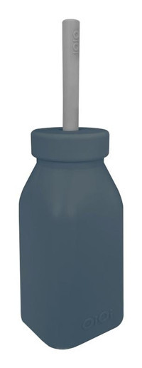 Oioi Pipetli Kulpsuz 6 Ay+ 100 ml Alıştırma Bardağı Gri