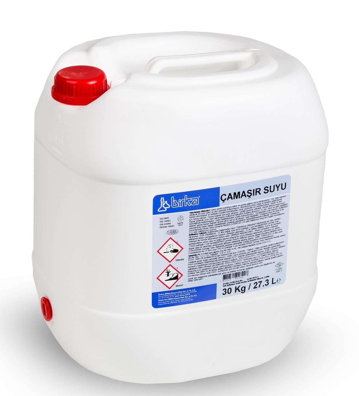 Birka Banyo-Mutfak İçin Sıvı Çamaşır Suyu 30 kg