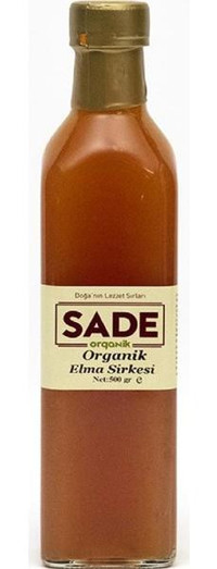 Sade Organik Elma Sirkesi 500 ml