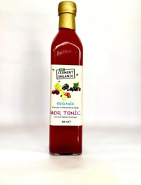 Be Ferment Organik Mor Tonic Aronya-Karamürver Sirkesi 500 ml