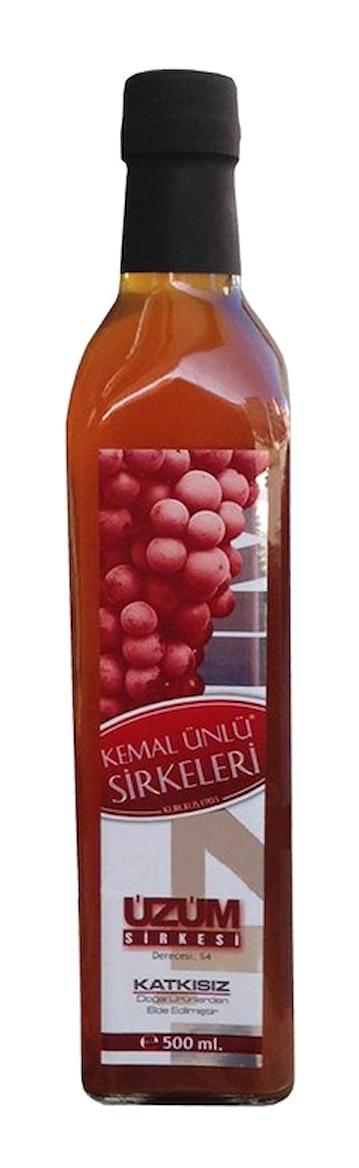 Kemal Ünlü Sirkeleri Katkısız Üzüm Sirkesi 500 ml