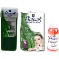 Platonik Normal Ciltler 24 Adet Kadın Yüz Sir Ağda Bandı