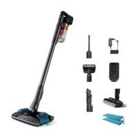 Philips Aqua Plus 8000 Serisi XC8054/01 Islak Kuru Hepa Filtreli 1100 W Kablosuz Şarjlı Dikey Süpürge Siyah
