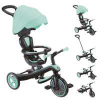 Globber Explorer 4in1 Trike 12 Jant 0-5 Yaş Mint Yeşili Çocuk Bisikleti