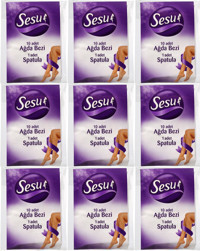 Sesu Spatulalı Kesilmiş 9x10 Adet Ağda Bezi