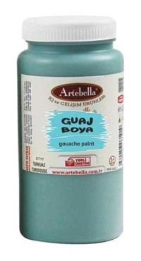 Artebella Turkuaz 500 ml Guaj Boya
