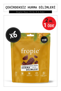 Fropie Deglet Noor Glutensiz Vegan Tunus Hurması 6x75 gr