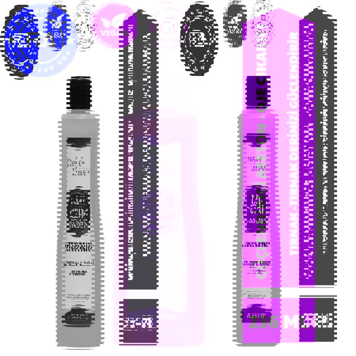 BATHBEAUTY BATH&BEAUTY GÜÇLENDİRİCİ ASETON - OJE CIKARICI GÜÇLENDİRİCİ ASETON 236 ML