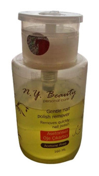 N.Y Beauty Asetonsuz Oje Çıkarıcı 160 Ml Sarı