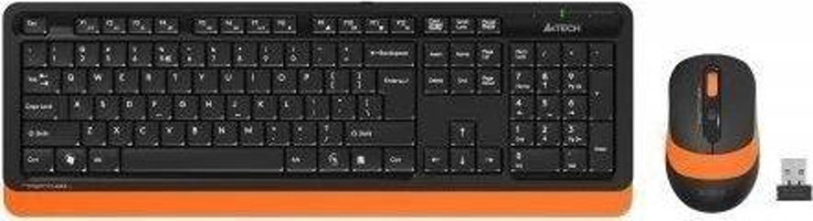 A4tech Fg1010 Siyah-Turuncu Kablosuz Klavye Mouse Seti