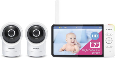 VTech RM7764-2HD Hareket Sensörlü Gece Görüşlü Dijital 7 İnç Ekranlı HD Bebek Kamerası