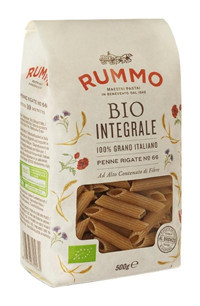 Rummo Bio Integrale No:66 Kepekli Penne Rigate Makarna 500 gr