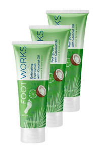 Avon Foot Works Nemlendirici Ayak Kremi 3x75 ml