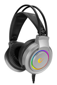 Rampage RM-X5 USB Mikrofonlu Kablolu Kulak Üstü Kulaklık Gri