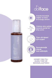 Dollface Honey Dry Oil Tüm Vücut İçin Bronzlaştırıcı 100 ml