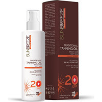 Sunbreeze Traditional 20 Faktör Tüm Vücut İçin Bronzlaştırıcı Yağ 150 ml