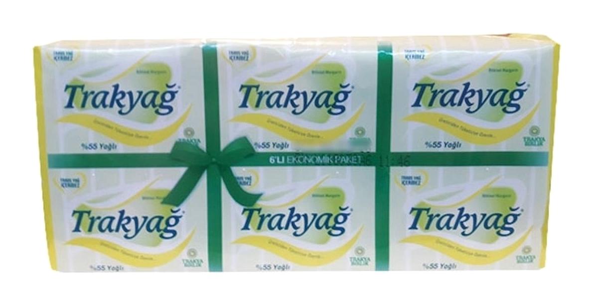 Trakyağ 6x250 gr Vegan Paket Margarin
