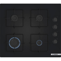Bosch POP6C6P30O Doğalgazlı Cam 4 Gözlü Siyah Ankastre Ocak
