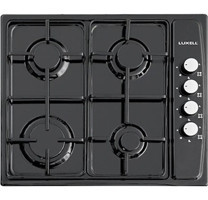 Luxell Lx-420F Doğalgazlı Emaye 4 Gözlü Siyah Set Üstü Ocak