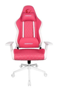 Rampage KL-R81 Ortopedik Suni Deri Oyuncu Koltuğu Pembe