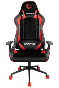 Rampage KL-R9 Ortopedik Kumaş Oyuncu Koltuğu Kırmızı-Siyah