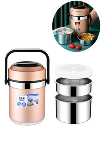Weather Forecast CIN598GLD Çelik 2 lt Outdoor Yemek Termos Pembe