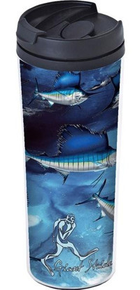 Giant Stride Sailfish Plastik 550 ml Outdoor Matara Termos Mavi