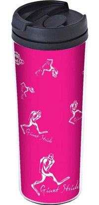 Giant Stride Fuchsia Plastik 550 ml Outdoor Matara Termos Pembe