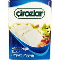 Çirozlar Yarım Yağlı Beyaz İnek Peyniri 17 kg