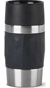 Tefal Travel Paslanmaz Çelik 350 ml Outdoor Matara Termos Siyah