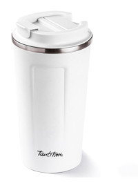 Tantitoni 001-01 Paslanmaz Çelik 500 ml Outdoor Bardak Termos Beyaz