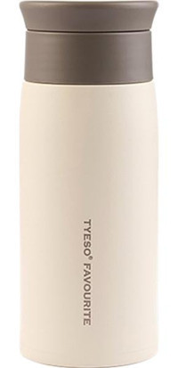 Tyeso Grace Paslanmaz Çelik 350 ml Outdoor Matara Termos Beyaz