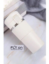 Flyon Look Paslanmaz Çelik 400 ml Outdoor Matara Termos Beyaz
