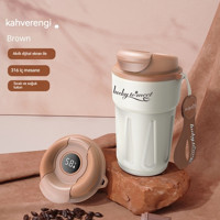 Ikkb Paslanmaz Çelik 350 ml Outdoor Matara Termos Kahverengi