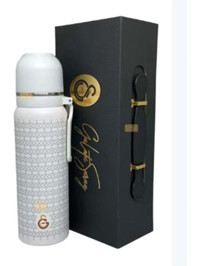 Timon Galatasaray Çelik 650 ml Outdoor Matara Termos Beyaz