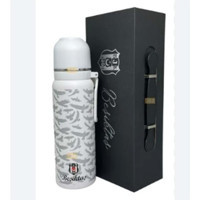 Timon Beşiktaş Çelik 650 ml Outdoor Matara Termos Beyaz