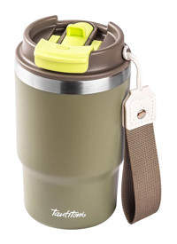 Tantitoni 050-01 Paslanmaz Çelik 480 ml Outdoor Bardak Termos Kahverengi