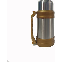 By Timur Sus 304 Paslanmaz Çelik 5 lt Outdoor Matara Termos Gümüş - Kahverengi