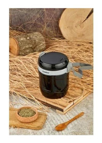 Cooker CKR 3146 Paslanmaz Çelik 1.2 lt Outdoor Yemek Termos Siyah