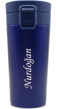 Nrd Life Kişiye Özel Çelik 380 ml Outdoor Bardak Termos Lacivert