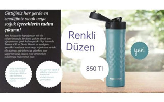 Tupperware Paslanmaz Çelik 430 ml Outdoor Matara Termos Yeşil